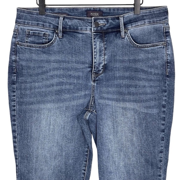 NYDJ Marilyn Straight Jean 14 Cool Embrace Lift Tuck Slimming Smoothing Stretch - Picture 2 of 8